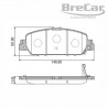 PASTILHA DE FREIO DO HONDA HRV E ACCORD EM PETROLINA - BRECAR