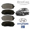 PASTILHA DE FREIO HYUNDAI I10 1.1 E 1.2 HATCHBACK 2008  2013/ FRASLE PD633