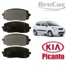 Pastilha de Freio Kia Picanto 2004  2011/ Dianteira - Fras-le PD633